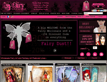 Tablet Screenshot of fairywholesale.com